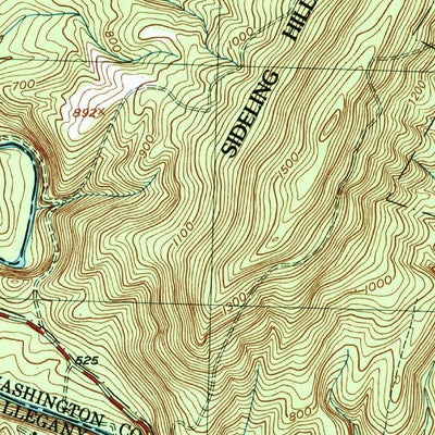 United States Geological Survey Bellegrove, MD-PA-WV (1996, 24000-Scale) digital map
