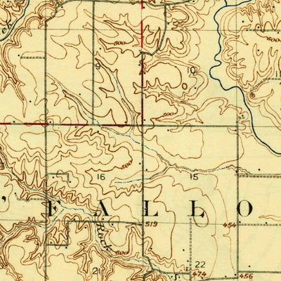 United States Geological Survey Belleville, IL (1907, 62500-Scale) digital map