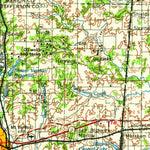 United States Geological Survey Belleville, IL-IN (1962, 250000-Scale) digital map