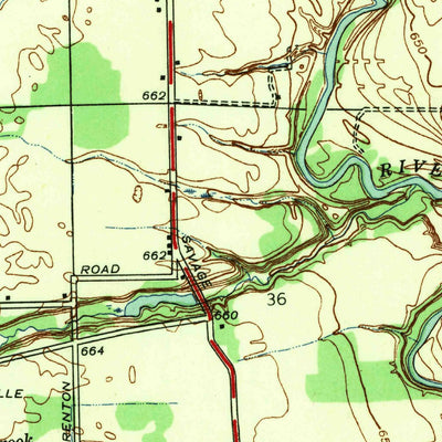 United States Geological Survey Belleville, MI (1942, 24000-Scale) digital map