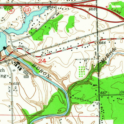 United States Geological Survey Belleville, MI (1952, 24000-Scale) digital map