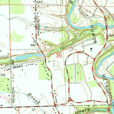 United States Geological Survey Belleville, MI (1967, 24000-Scale) digital map