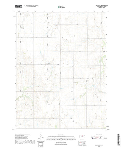 United States Geological Survey Belleville NW, KS (2022, 24000-Scale) digital map