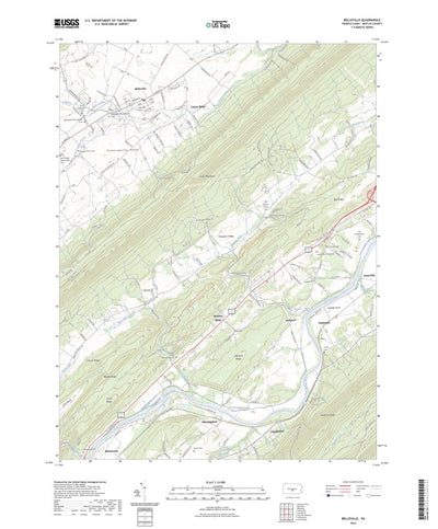 United States Geological Survey Belleville, PA (2023, 24000-Scale) digital map