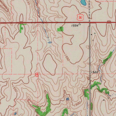 United States Geological Survey Belleville SE, KS (1966, 24000-Scale) digital map