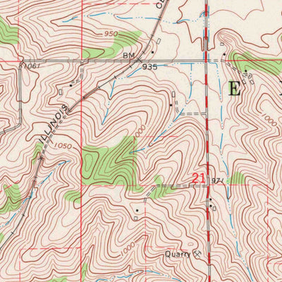 United States Geological Survey Belleville, WI (1962, 24000-Scale) digital map