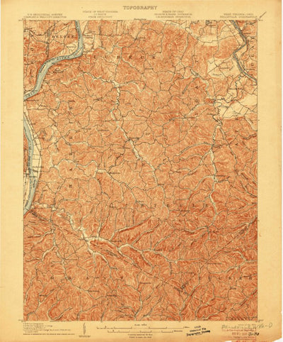 United States Geological Survey Belleville, WV-OH (1906, 62500-Scale) digital map