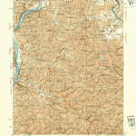 United States Geological Survey Belleville, WV-OH (1924, 62500-Scale) digital map