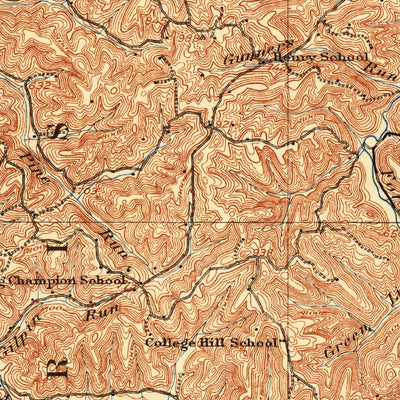 United States Geological Survey Belleville, WV-OH (1926, 62500-Scale) digital map