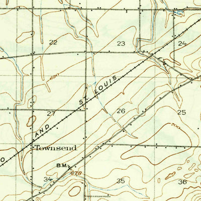 United States Geological Survey Bellevue, OH (1903, 62500-Scale) digital map