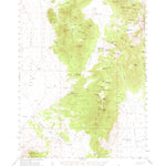 United States Geological Survey Bellevue Peak, NV (1956, 62500-Scale) digital map