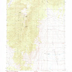United States Geological Survey Bellevue Peak, NV (1990, 24000-Scale) digital map