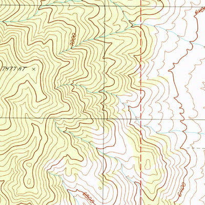 United States Geological Survey Bellevue Peak, NV (1990, 24000-Scale) digital map