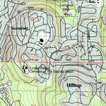 United States Geological Survey Bellevue South, WA (1983, 25000-Scale) digital map