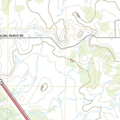 United States Geological Survey Bellevue, TX (2022, 24000-Scale) digital map