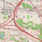 United States Geological Survey Bellevue, WI (1982, 24000-Scale) digital map