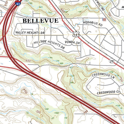 United States Geological Survey Bellevue, WI (2022, 24000-Scale) digital map
