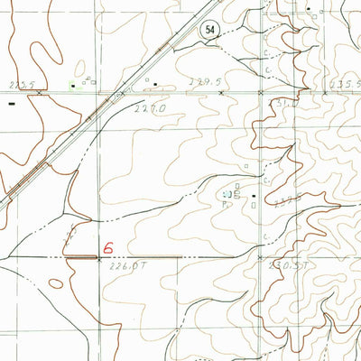 United States Geological Survey Bellflower, IL (1983, 24000-Scale) digital map