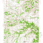 United States Geological Survey Bellflower, MO (1942, 62500-Scale) digital map