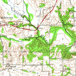 United States Geological Survey Bellflower, MO (1942, 62500-Scale) digital map