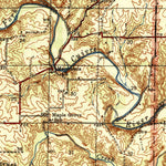 United States Geological Survey Bellflower, MO (1945, 62500-Scale) digital map