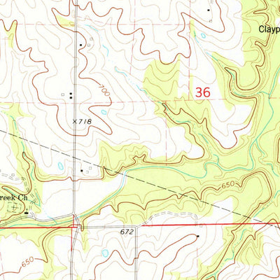 United States Geological Survey Bellflower North, MO (1973, 24000-Scale) digital map