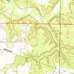 United States Geological Survey Bellflower North, MO (1973, 24000-Scale) digital map