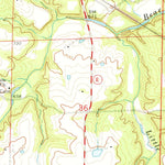 United States Geological Survey Bellflower South, MO (1973, 24000-Scale) digital map