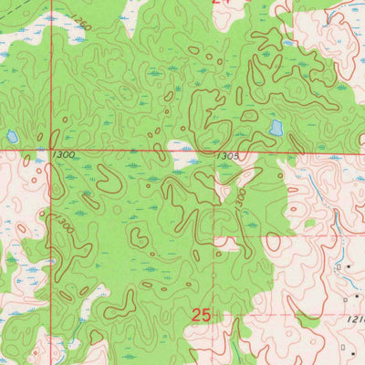 United States Geological Survey Bellinger, WI (1973, 24000-Scale) digital map