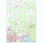 United States Geological Survey Bellingham North, WA (1954, 24000-Scale) digital map