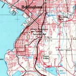 United States Geological Survey Bellingham, WA (1975, 100000-Scale) digital map