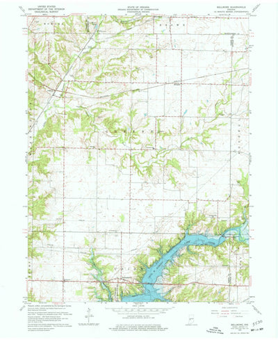 United States Geological Survey Bellmore, IN (1963, 24000-Scale) digital map