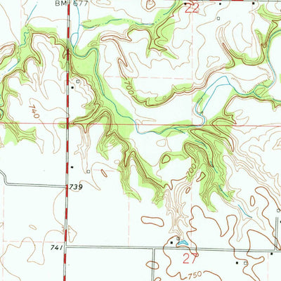 United States Geological Survey Bellmore, IN (1963, 24000-Scale) digital map