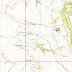 United States Geological Survey Belltower Butte, MT (1980, 24000-Scale) digital map