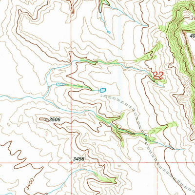 United States Geological Survey Belltower Butte, MT (1993, 24000-Scale) digital map