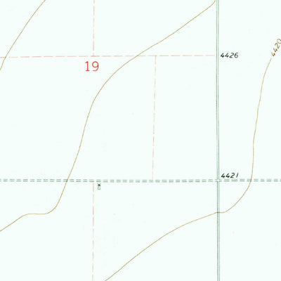 United States Geological Survey Bellview, NM-TX (1971, 24000-Scale) digital map
