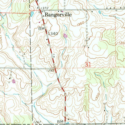 United States Geological Survey Bellville, OH (1961, 24000-Scale) digital map