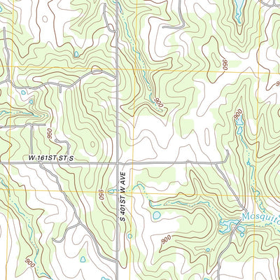 United States Geological Survey Bellvue, OK (2012, 24000-Scale) digital map