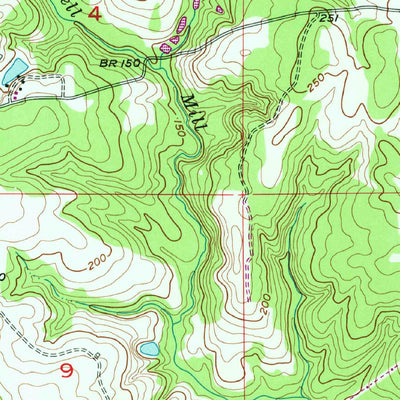 United States Geological Survey Bellwood, AL (1957, 24000-Scale) digital map