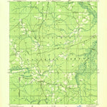 United States Geological Survey Bellwood, LA (1937, 31680-Scale) digital map