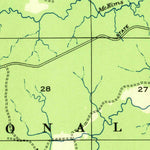 United States Geological Survey Bellwood, LA (1937, 31680-Scale) digital map
