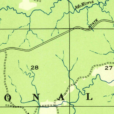 United States Geological Survey Bellwood, LA (1937, 31680-Scale) digital map