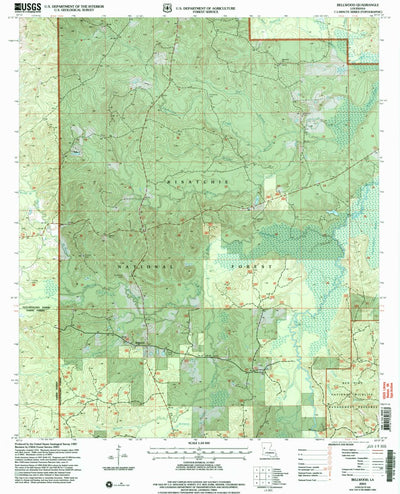 United States Geological Survey Bellwood, LA (2003, 24000-Scale) digital map