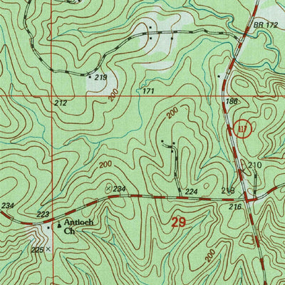 United States Geological Survey Bellwood, LA (2003, 24000-Scale) digital map