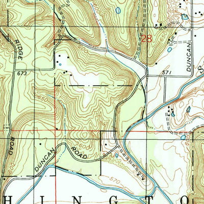 United States Geological Survey Belmont, IN (1998, 24000-Scale) digital map
