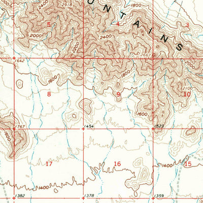 United States Geological Survey Belmont Mountains, AZ (1962, 62500-Scale) digital map