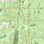 United States Geological Survey Belmont, MS-AL (1950, 24000-Scale) digital map