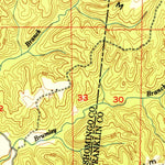 United States Geological Survey Belmont, MS-AL (1951, 24000-Scale) digital map