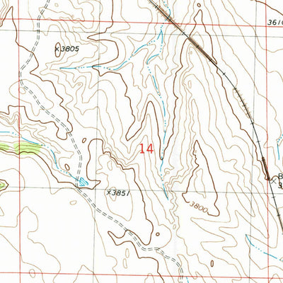 United States Geological Survey Belmont, MT (1979, 24000-Scale) digital map