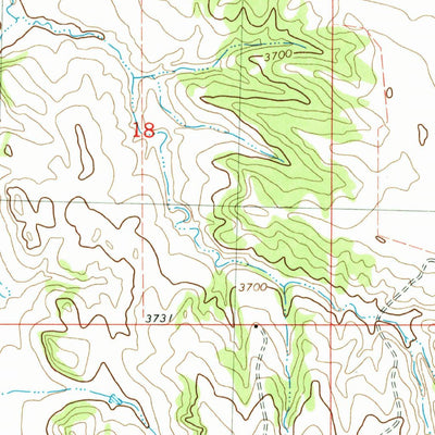 United States Geological Survey Belmont, MT (1979, 24000-Scale) digital map